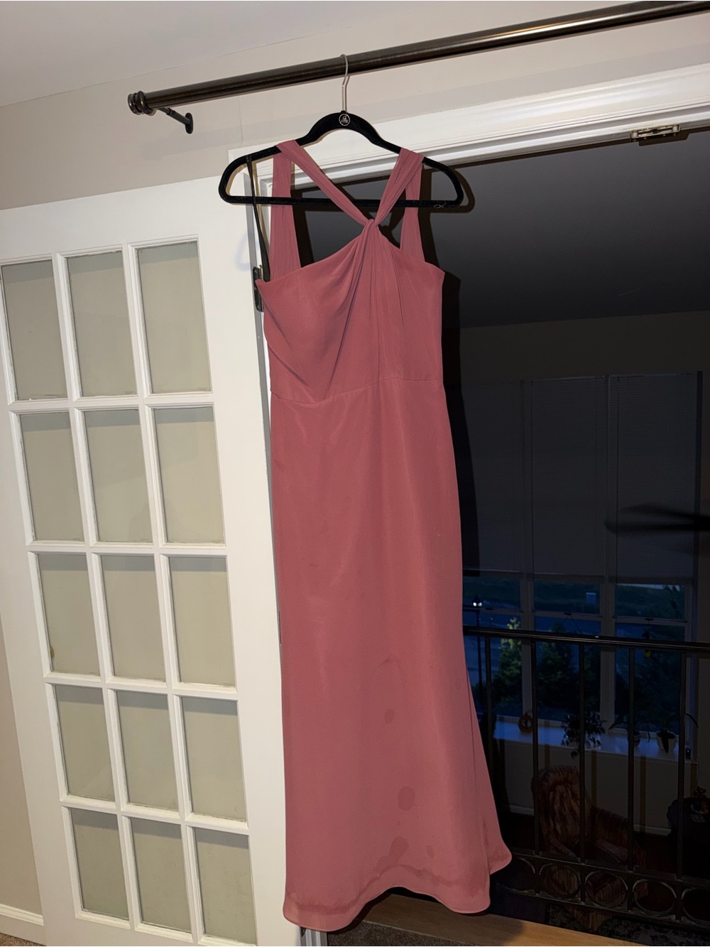 Hayley Paige bridesmaid dress mauve